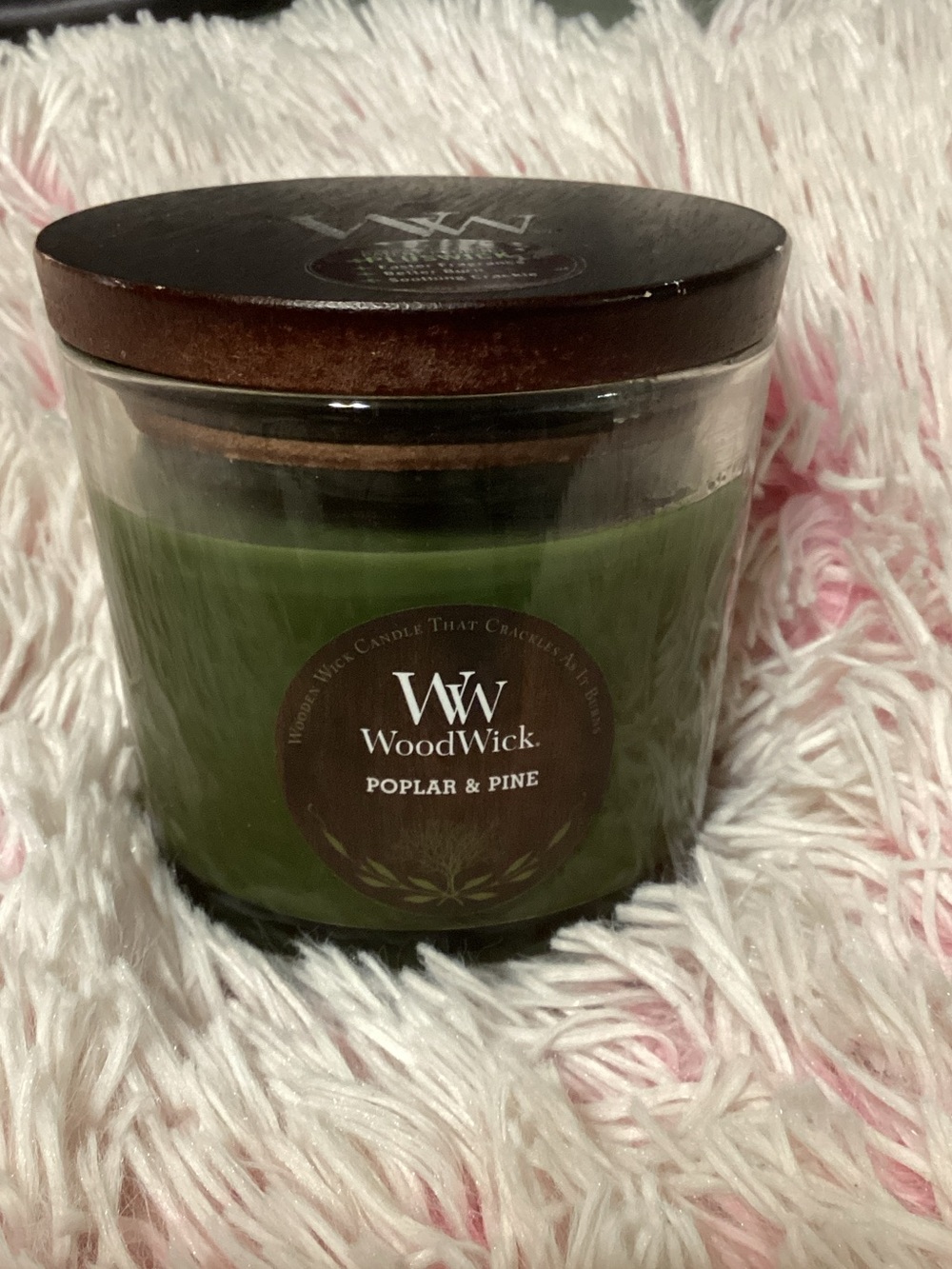 WoodWick Poplar & Pine Candle